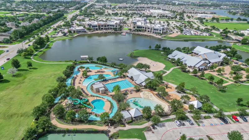 Aerial photography - property overview with surrounding neighborhood